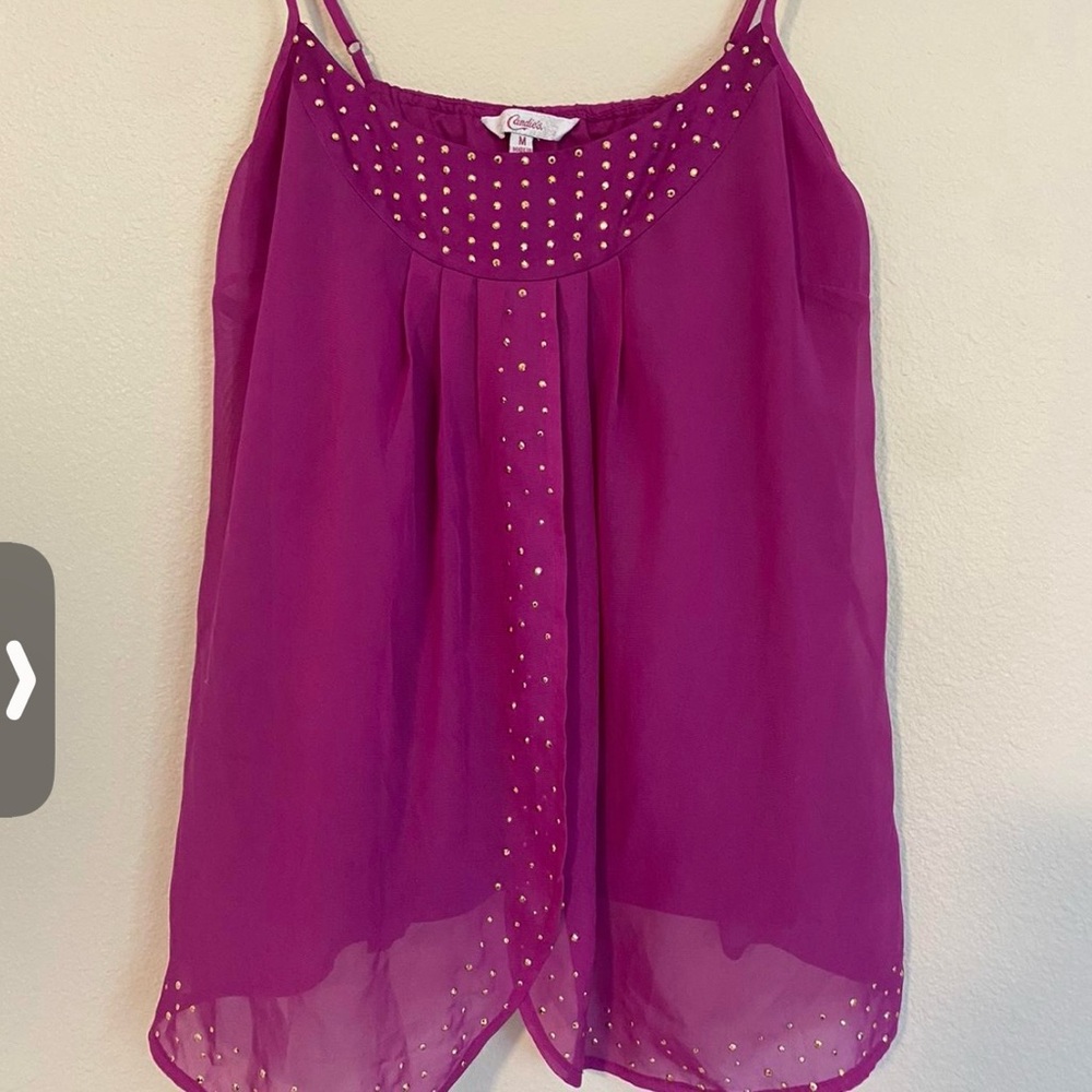 Candie's Women's Purple and Gold